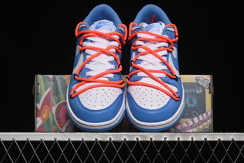 All categories Nk SB Dunk Series Nk SB Dunk Low High-end customized low-top sneakers Nike SB Dunk Low white and blue straps low-top casual sneakers DV0833-113